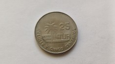 Cuba-25 Centavos 1981-INTUR: Nemagnetică foto