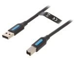 Cablu USB 2.0 A-B 5m Negru