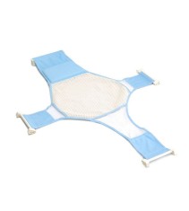 Suport textil cadita Baby Bath tip hamac-Culoare Albastru