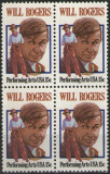 Statele Unite 1979 - Will Rogers, neuzata de 4