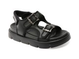 Sandale GRYXX negre, 1157D12, din piele naturala