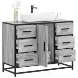 vidaXL Dulap chiuveta de baie, gri sonoma, 80x33x60 cm, lemn compozit