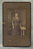 AB FOTO CABINET 210 -DOAMNA IN TINUTA DE EPOCA-,,VICTOR GROSS&quot; -GALATZ(GALATI)