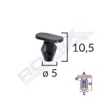Clips Pentru Garnituri Peugeot, Citroen 5X10.5Mm Negru Set 10 Buc 135341 C60595-RMX