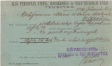 CP CORESPONDENTA Elso Temesvari Gyufa Fabrica anvelope si chimice Timisoara 1896, Circulata, Printata