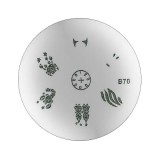Cumpara ieftin Disc de ştampilare nail art B70, INGINAILS