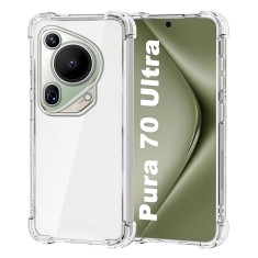 Husa Huawei Pura 70 Ultra Techsuit Shockproof Clear Silicone, transparenta foto