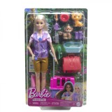 BARBIE YOU CAN BE SET PAPUSA CU DOUA ANIMALUTE DIN JUNGLA SuperHeroes ToysZone, Mattel