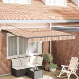 Cumpara ieftin Cortina Retractabilă Dungă Multicolor 300x250 cm țesătură