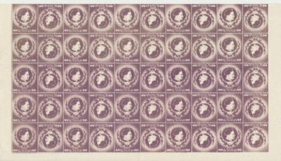 1946 ROMANIA Filarmonica George Enescu semicoala 50 timbre tete-beche MNH foto