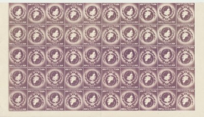 1946 ROMANIA Filarmonica George Enescu semicoala 50 timbre tete-beche MNH foto