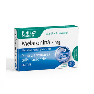 MELATONINA 3mg 30tb ROTTA NATURA foto