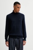 Tommy Jeans pulover de bumbac culoarea bleumarin, light, DM0DM22096