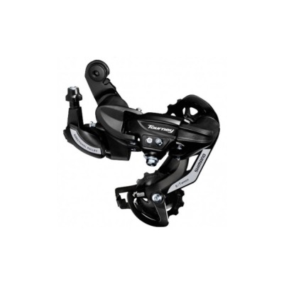 Schimbator Spate Shimano Tourney TY500, 6/7 Viteze - Negru Ultimate FactoryBikes foto