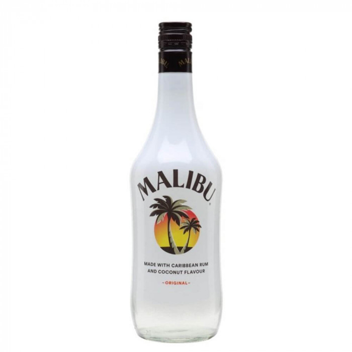 Lichior Malibu, 0.7 L, 21% Alcool, Lichior cu Rom si Cocos, Lichior cu Cocos si Rom, Lichior Rom, Lichior Cocos, Lichior Exotic, Lichior Dulce, Lichio