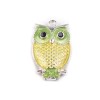Pandantiv decorativ bufnita, 17 x 27 mm Galben, Crisalida