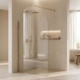 Paravan de dus Rea Heaven Brush Gold 120