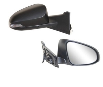 Oglinda exterioara Toyota Yaris, 07.2014-; Yaris, 05.2017- , Dreapta, reglare electrica; grunduit; incalzita; geam convex; cromat; 7 pini; cu semnali foto