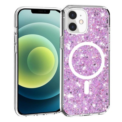 Husa Iphone 12 12 Pro Techsuit Sparkly Glitter magsafe foto