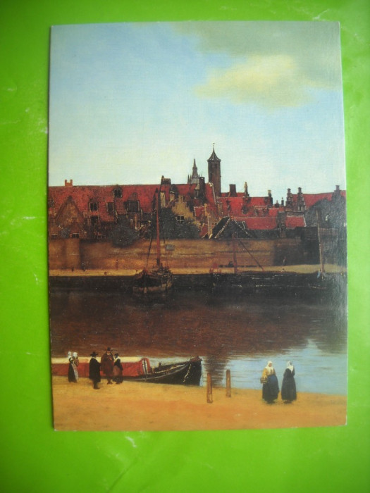 HOPCT 52686 PICTURA JOHANNES VERMEER BELGIA FELICITARE VECHE-2 FILE-CIRCULATA