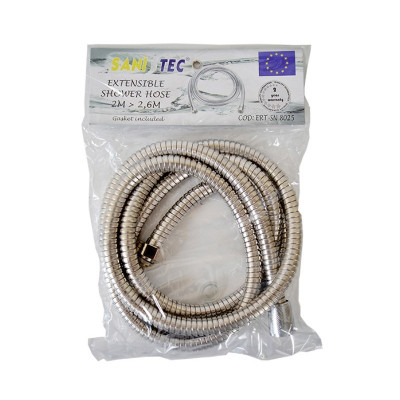 Furtun extensibil pentru dus Sanitec, 1.5-2 m foto