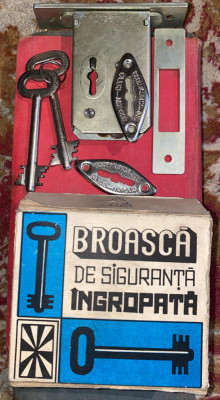 COOPERATIVA,,MUNCA INVALIZILOR&amp;quot;CLUJ-NAPOCA,1977/BROASCA DE SIGURANTA INGROPATA ! foto