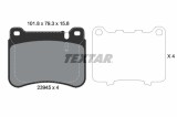 TEXTAR 2394501 Q+ set placute frana disc