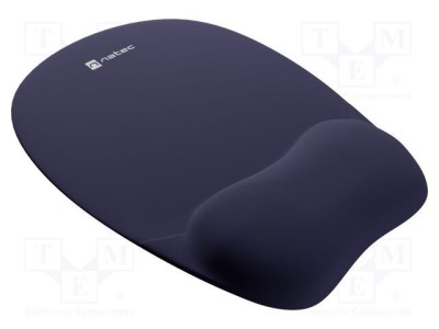 Pad mouse gel albastru &amp;icirc;nchis NATEC 235x195x22mm foto