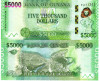 Guyana 5 000 Dolari 2023 P-40 UNC