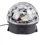 Glob disco cu MP3 player si spectacol de lumini