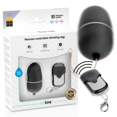 ONLINE - REMOTE CONTROL VIBRATING EGG M BLACK foto