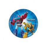 Set 8 farfurii Transformers 18 cm