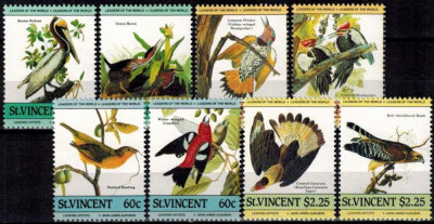 ST VINCENT 1985 FAUNA PASARI AUDUBON foto