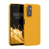 Husa kwmobile pentru Xiaomi Redmi Note 11/Redmi Note 11S, Silicon, Portocaliu, 57368.191, Carcasa