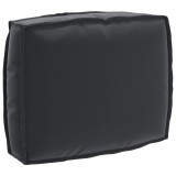 vidaXL Pernă pentru spătar din paleți cu pernă Negru 50 x 40 x 12 cm