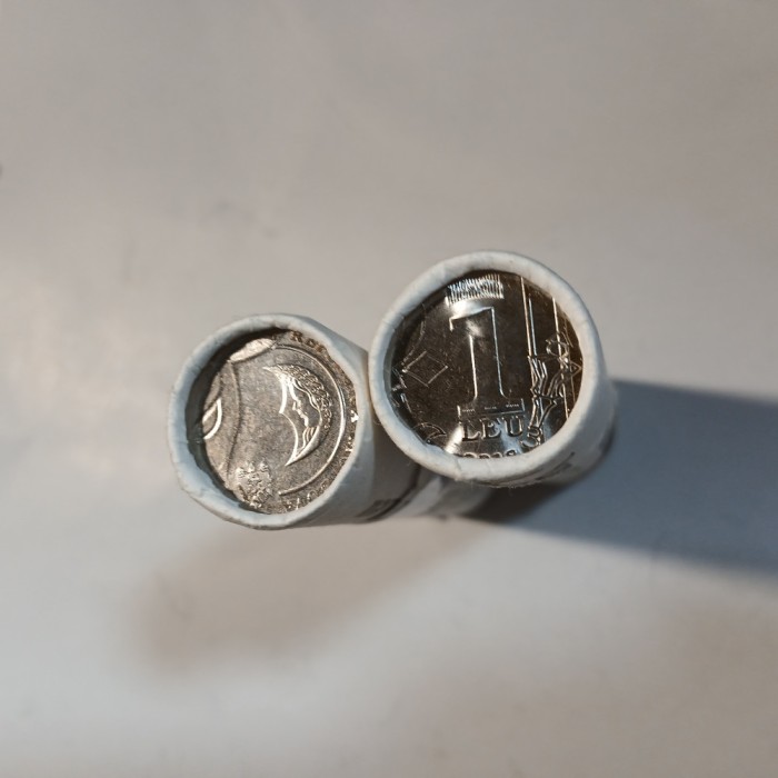 Fisic monede 1 leu Moldova 2018. Pretul 1 leu moneda