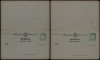 Germany Bavaria - Postal History Rare Old Postcard + Reply UNUSED DB.226