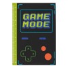 Carnet Notite, Game Mode, A6, File 40, Culoare Negru-verde, Copertă Moale, Riglă 13.5cm, Oem