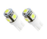 Set LED Pozitie Scuter ATV Alb SMD 5 LED Motorevolution Bec Pozitie