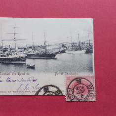 Dobrogea Constanta Portul Vapoare Liliput TCV 1903