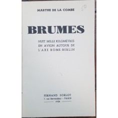 BRUMES, MARTHE DE LA COMB - PARIS 1938
