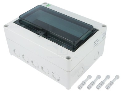 Carcasă modulară IP65 gri deschis 10 module foto