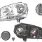 Far Volkswagen Golf 5 (1k), 10.2003-05.2009; Jetta/Golf Combi (1k5/1km), 09.2005-09.2010, fata, Stanga, H7+H7+PY21W+W5W; electric; silver; cu motor,