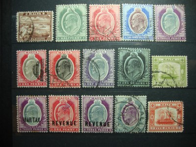 MALTA 1903/11 EDWARD VII foto