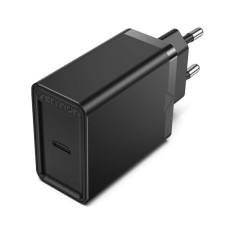 ALIMENTATOR SmartPhone la 220V Vention 1-port USB-C Wall Charger(30W) EU-Plug Black, &amp;quot;FAIB0-EU&amp;quot; (timbru verde 0.18 lei) foto