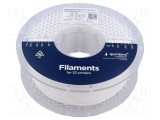 Filament PLA 1,75mm albă 1kg High Speed GEMBIRD