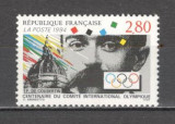 Franta.1994 100 ani Comitetul Olimpic International XF.619, Nestampilat