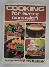 Carte de bucate Marion Howells Cooking for every occasion Carte in limba engleza
