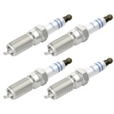 Cumpara ieftin Set 4 bujii scanteie Bosch pentru Cadillac CTS, SRX, STS, Chevrolet Captiva, Lexus LS, Mazda 5, 6, Suzuki Grand Vitara