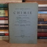 STEFAN MINOVICI - CHIMIE ANALITICA * VOL. II : GRAVIMETRIE , VOLUMETRIE , GAZOMETRIE , ELECTROLIZA , ED. II-A , 1924 #